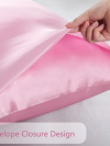 Satin Pillowcases 2 Pack - Soft as Silk Pillowcases for Hair and Ski - Image 5